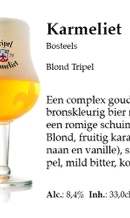 Stella, Karmeliet, La Chouffe, Leffe, Liefmans en Diesterse Loterbol van het vat in De Biertempel te Diest.